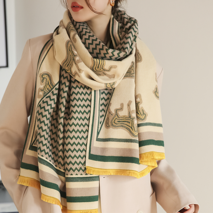 Eulalie Luxurious Pashmina Scarf Shawl Wrap