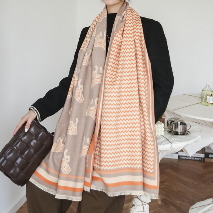 Eulalie Luxurious Pashmina Scarf Shawl Wrap