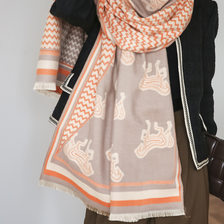 Eulalie Luxurious Pashmina Scarf Shawl Wrap