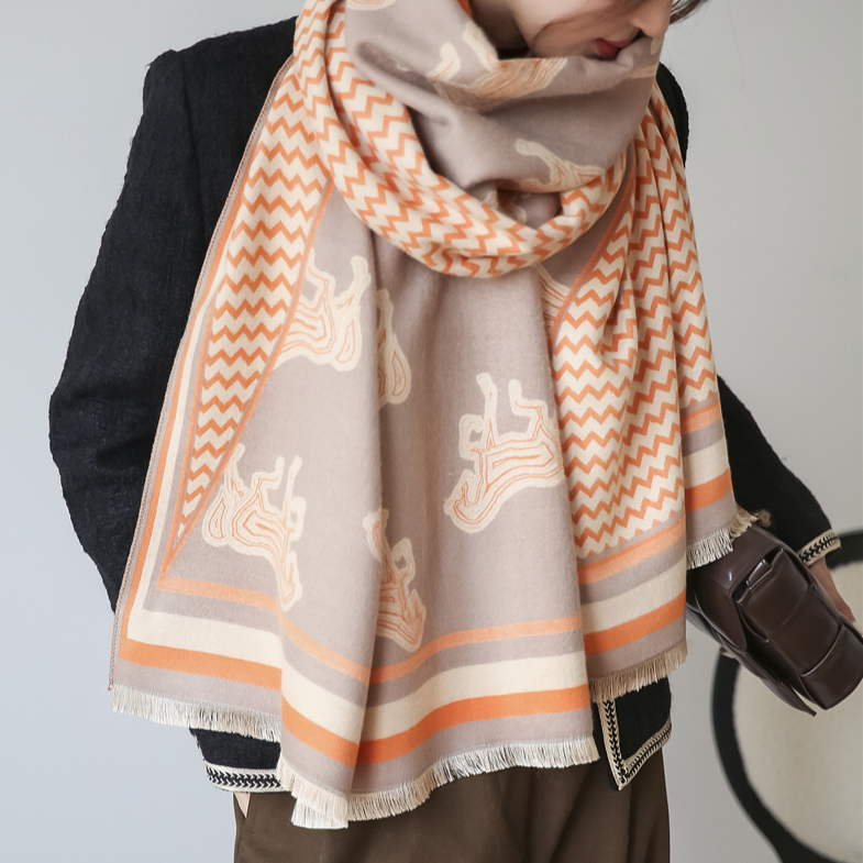 Eulalie Luxurious Pashmina Scarf Shawl Wrap