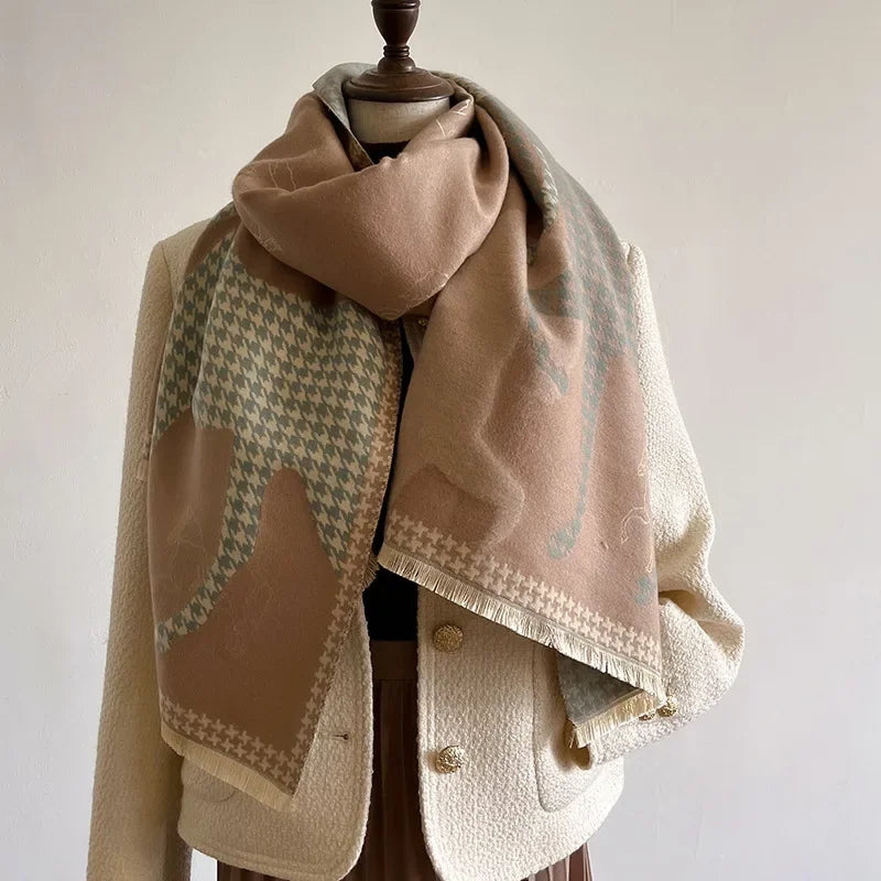 Sidonie Pashmina Scarf Camel