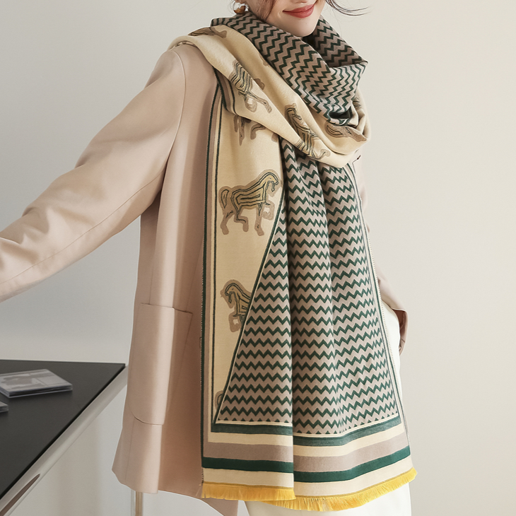 Eulalie Luxurious Pashmina Scarf Shawl Wrap
