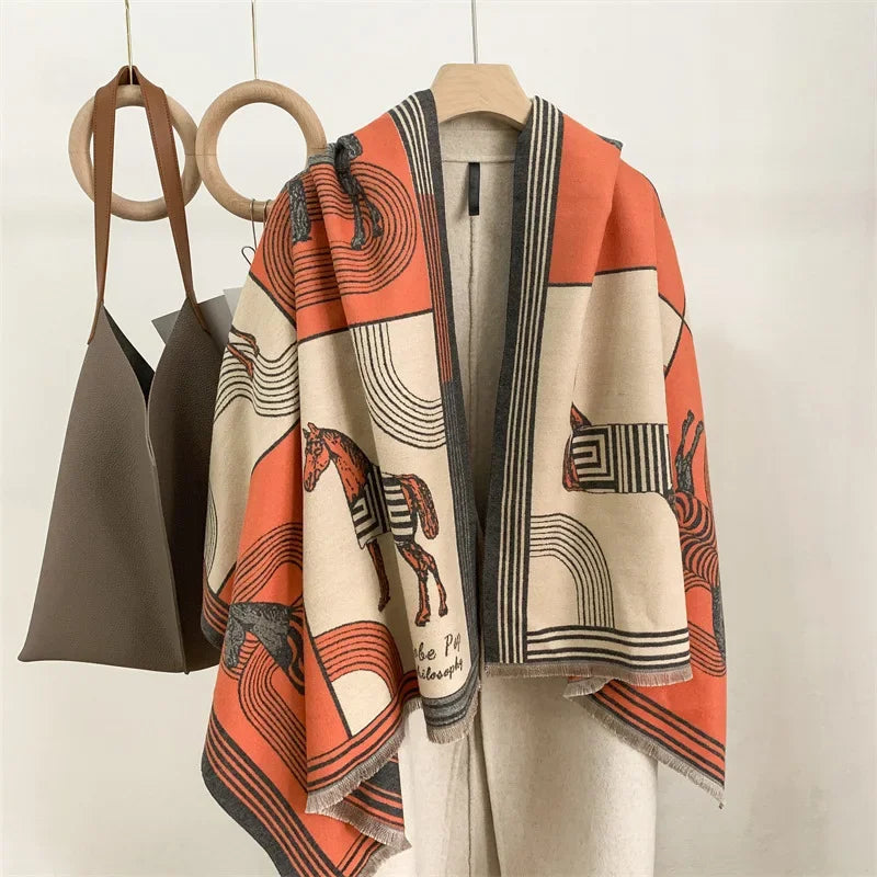 Mada Pashmina Scarf Orange