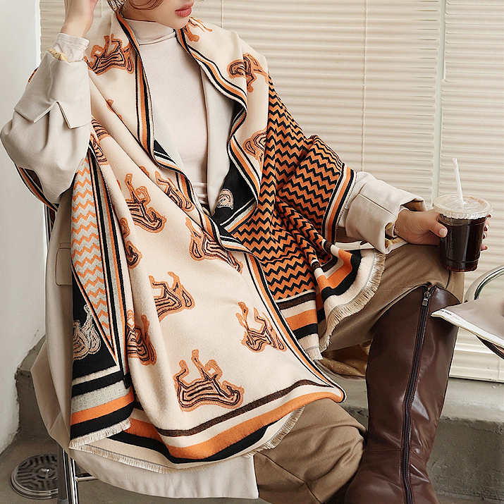 Eulalie Luxurious Pashmina Scarf Shawl Wrap