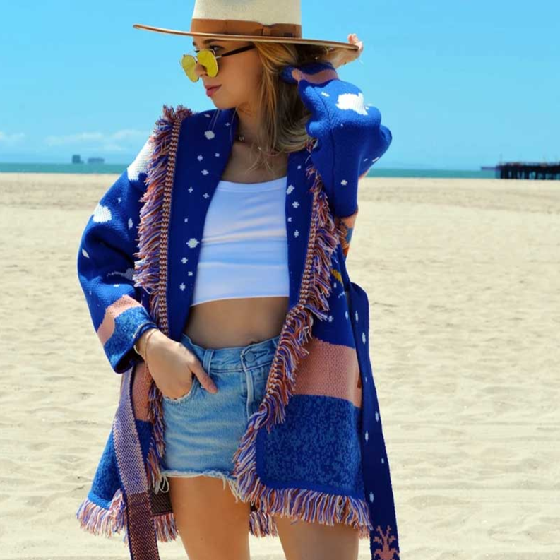 Ocean Oversized Cardigan Jacket