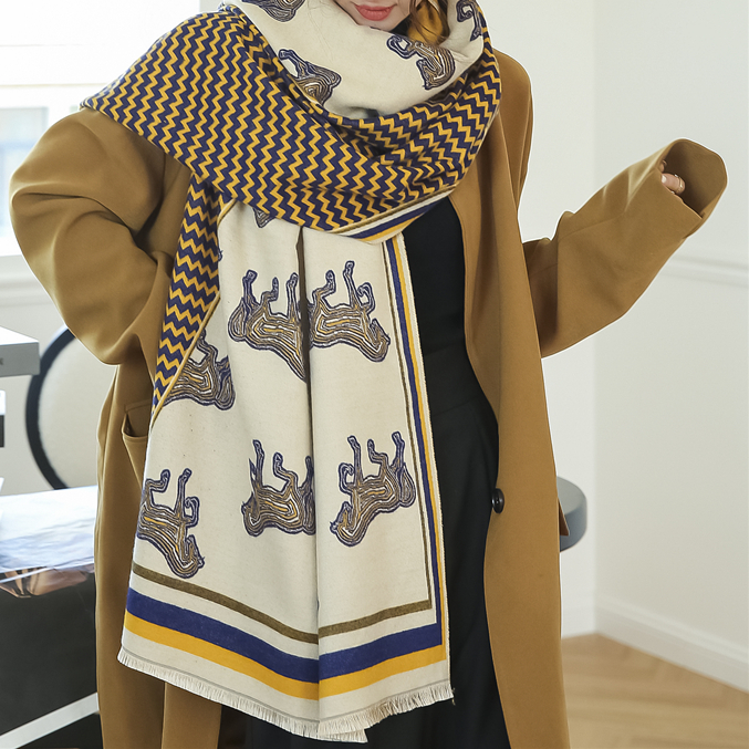Eulalie Luxurious Pashmina Scarf Shawl Wrap