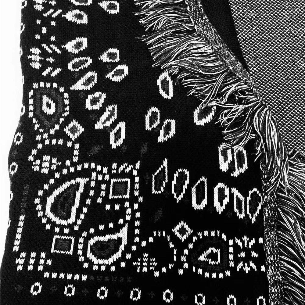 Black Ahanu Oversized Cardigan Jacket