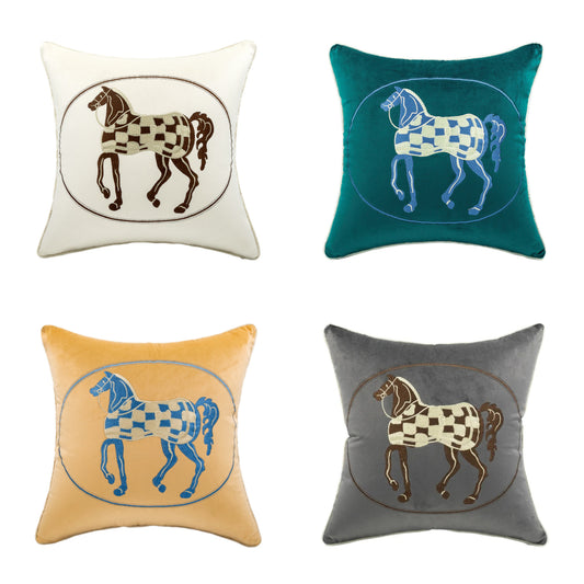 Rita Embroidered Velvet Pillow Covers