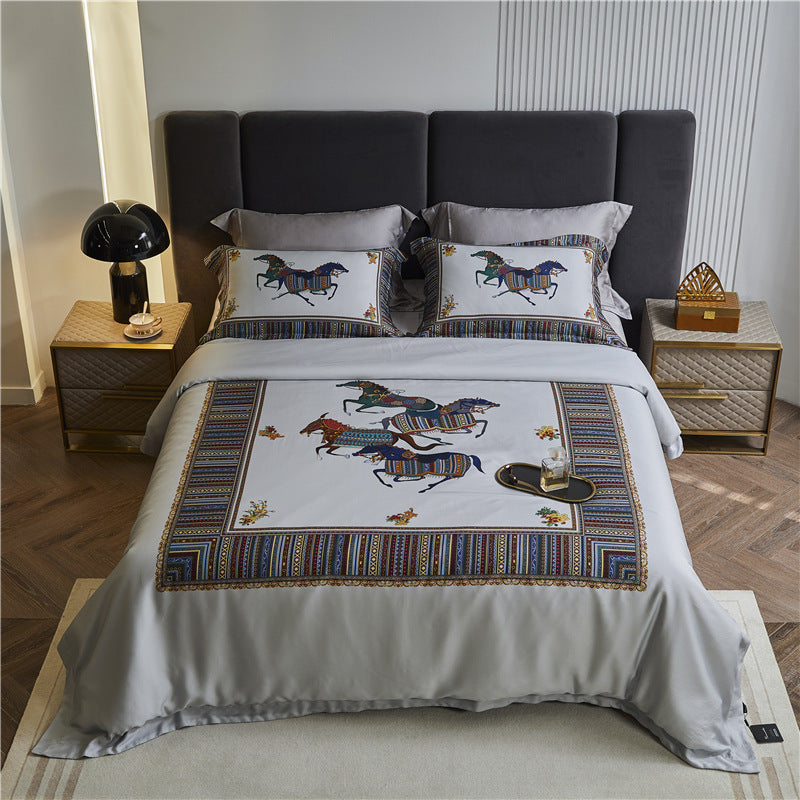 4-Piece Bamboo Bedding Set (Oceane)
