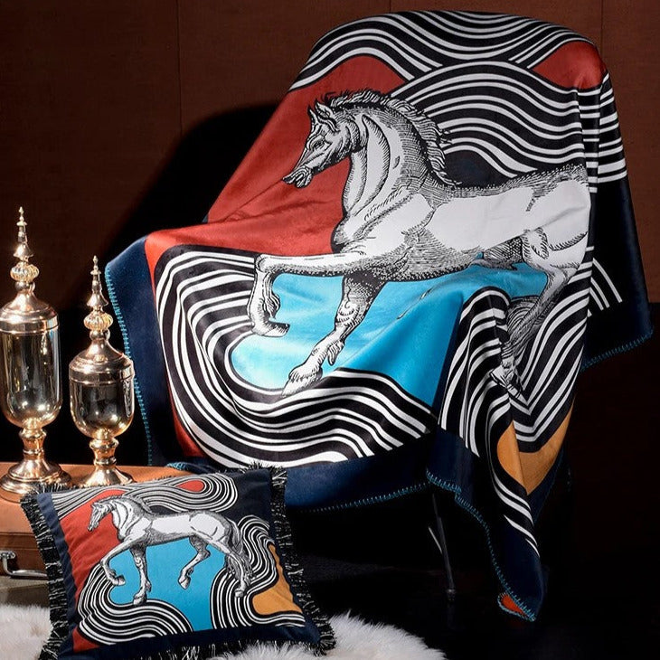 Square Velvet Throws