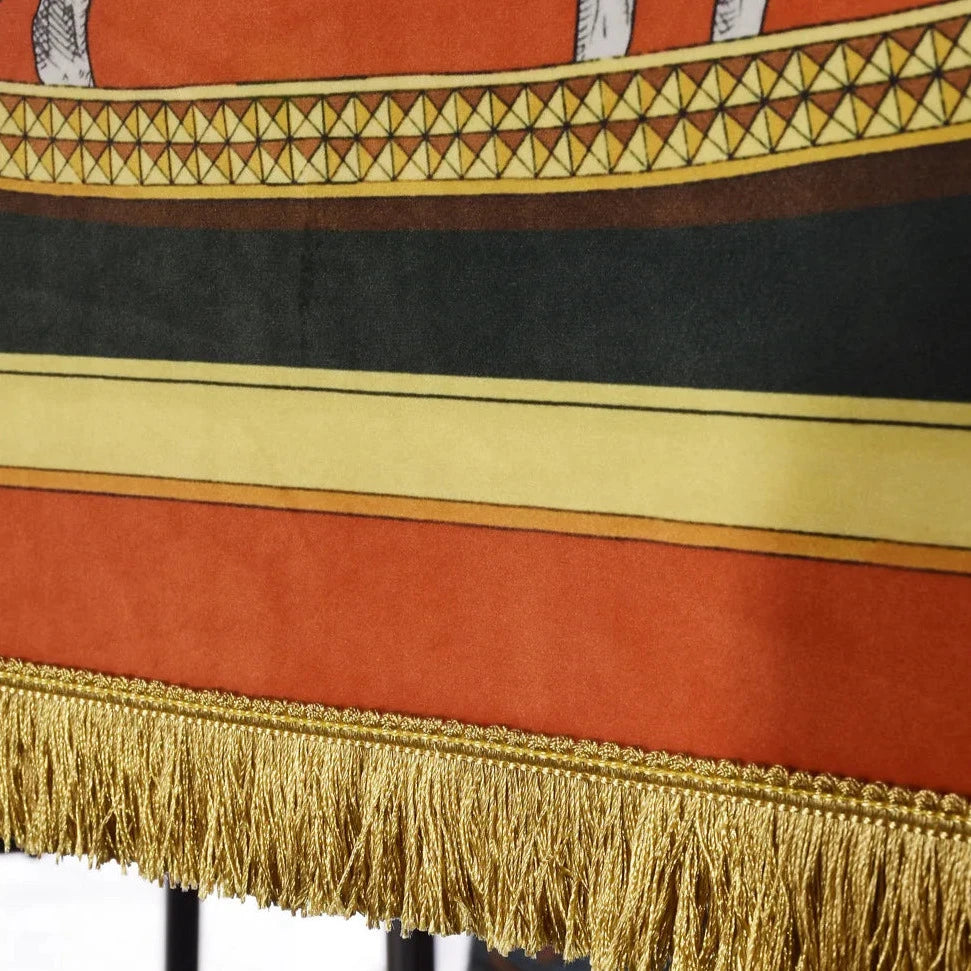 Magasa Horse Print Velvet Tablecloth