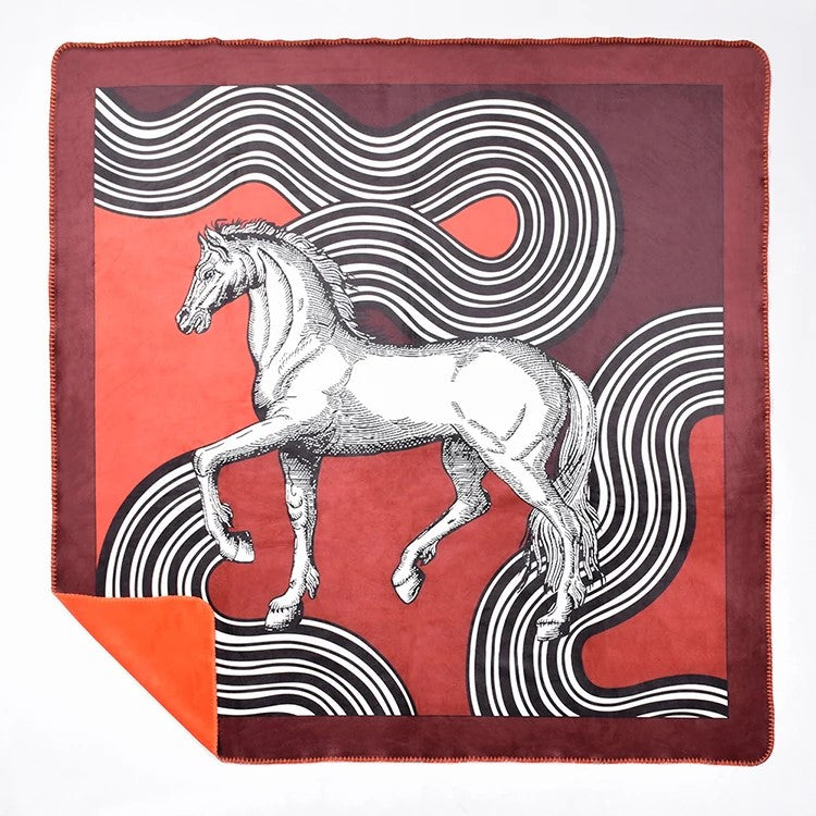 Square Velvet Throws