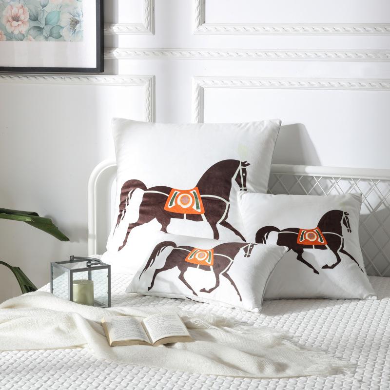 Aria Velvet Pillow Covers White