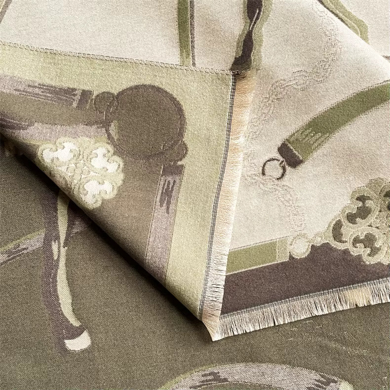 Nicia Pashmina Scarf Green