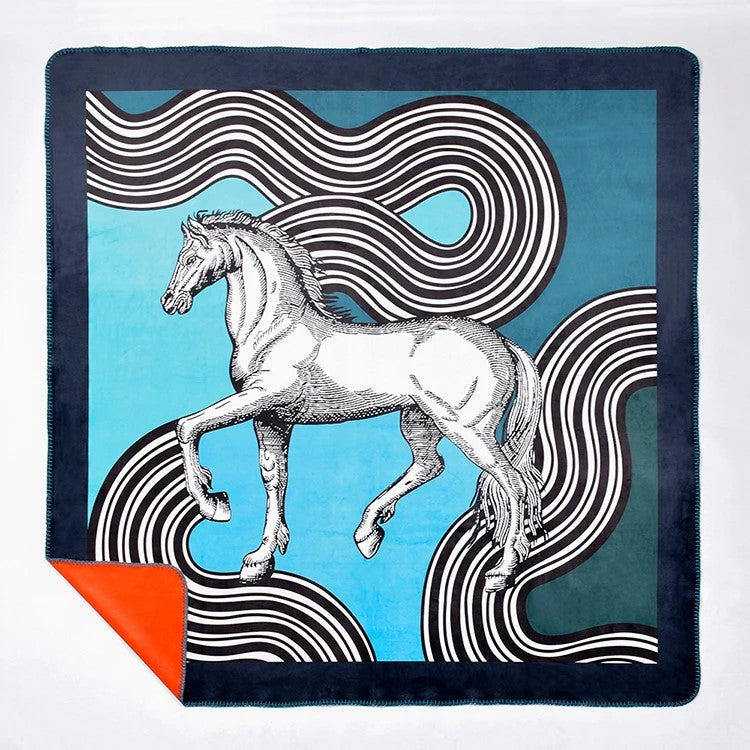 Square Velvet Throws