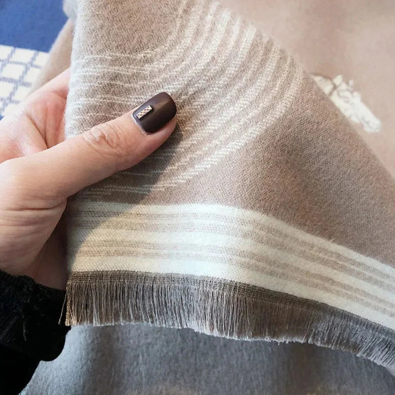 Josette Pashmina Scarf Khaki