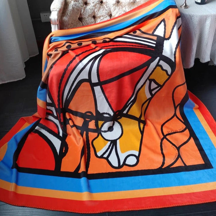 Square Velvet Throws