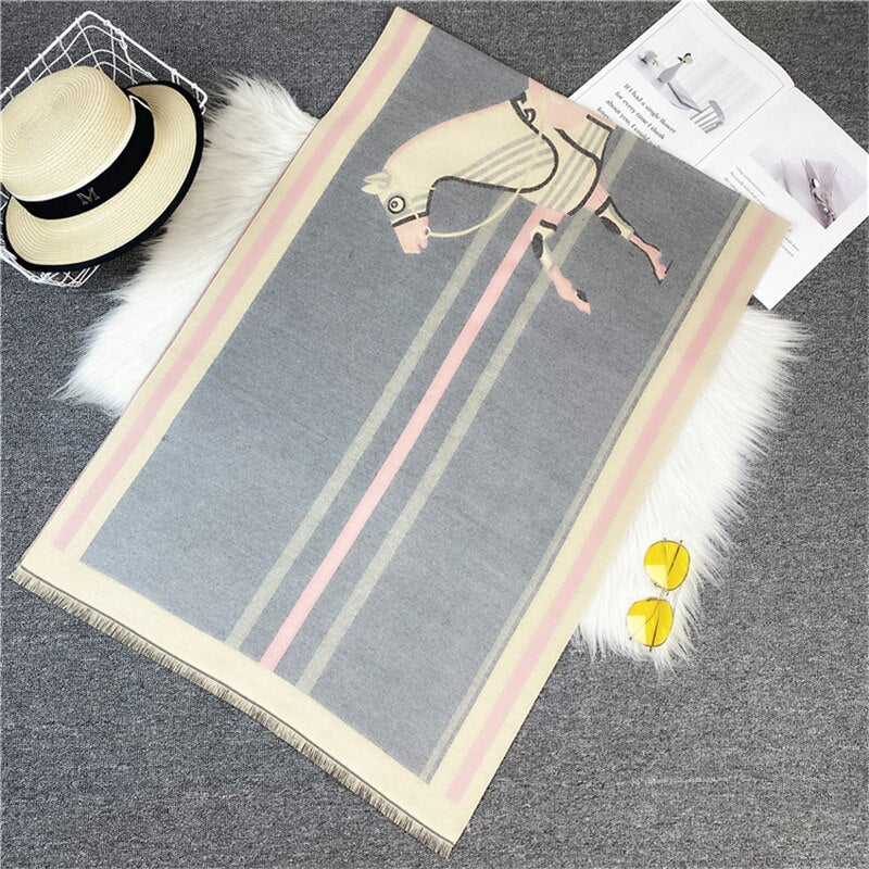 Magali Luxurious Pashmina Scarf Shawl Wrap