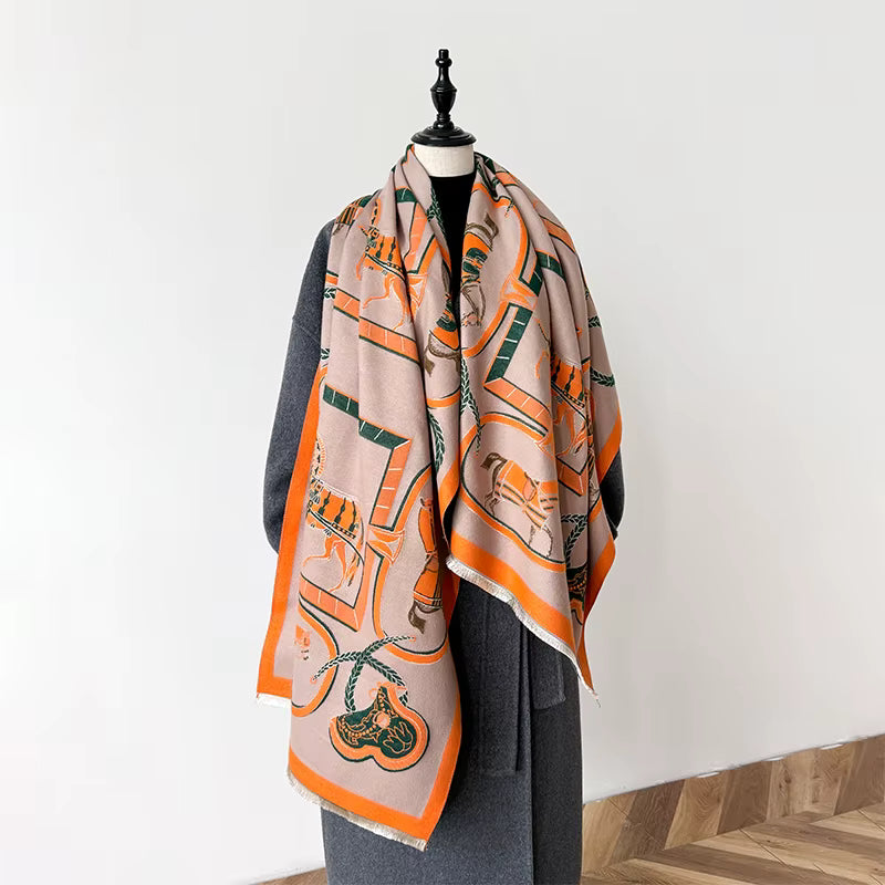 Amedea Pashmina Scarf Nude