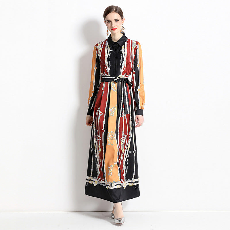 Marchioness Equestrian Print Dress