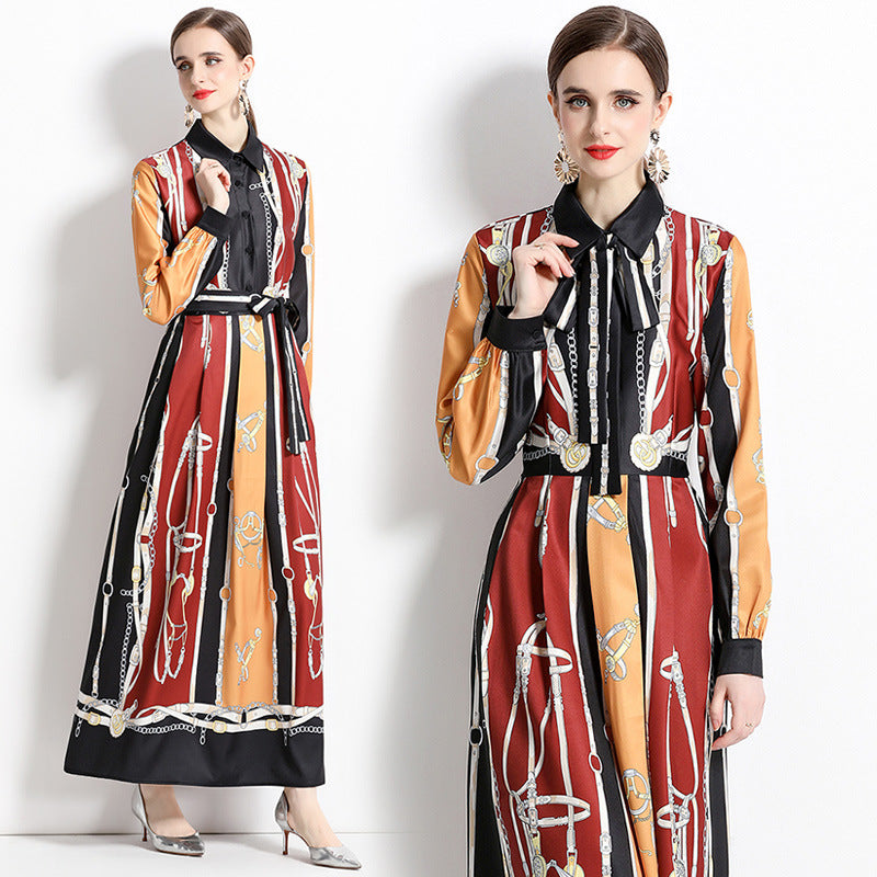Marchioness Equestrian Print Dress