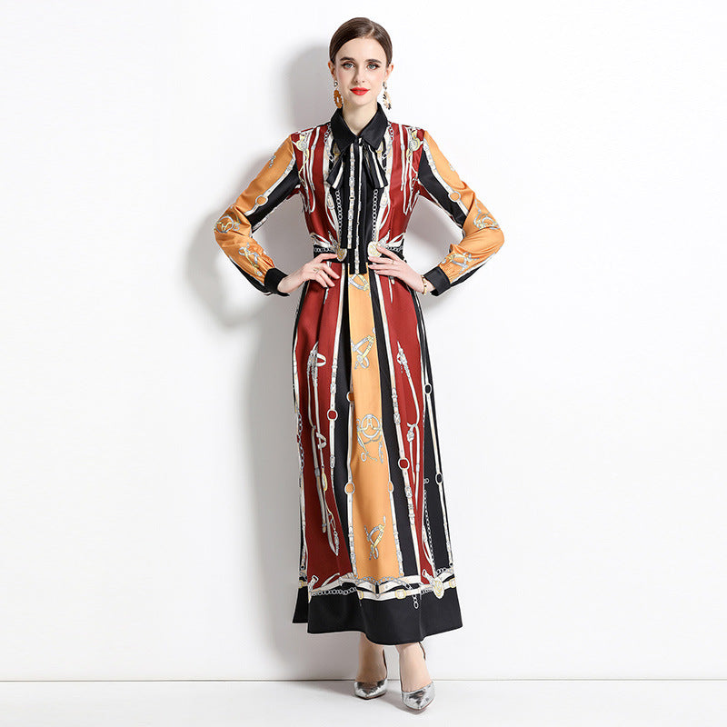 Marchioness Equestrian Print Dress