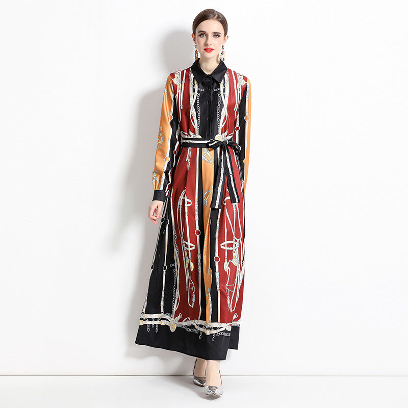 Marchioness Equestrian Print Dress