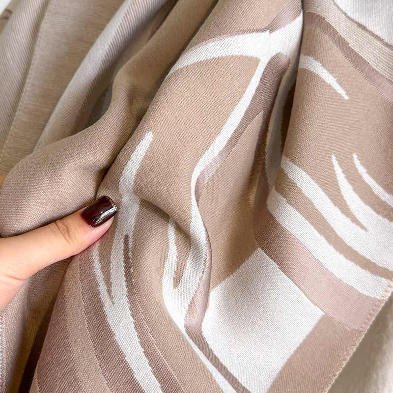Norcia Pashmina Scarf Khaki