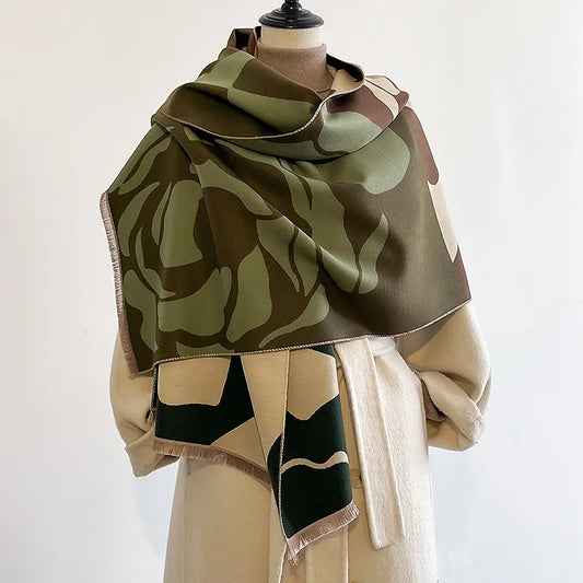 Rocchina Pashmina Scarf Brown