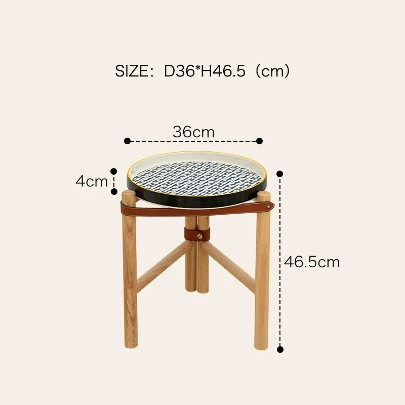 Vernazza Coffee Table with Porcelain Tray