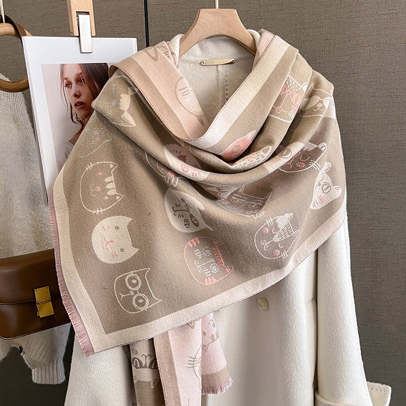 Kala Jela Luxury Pashminas Scarves / Cats