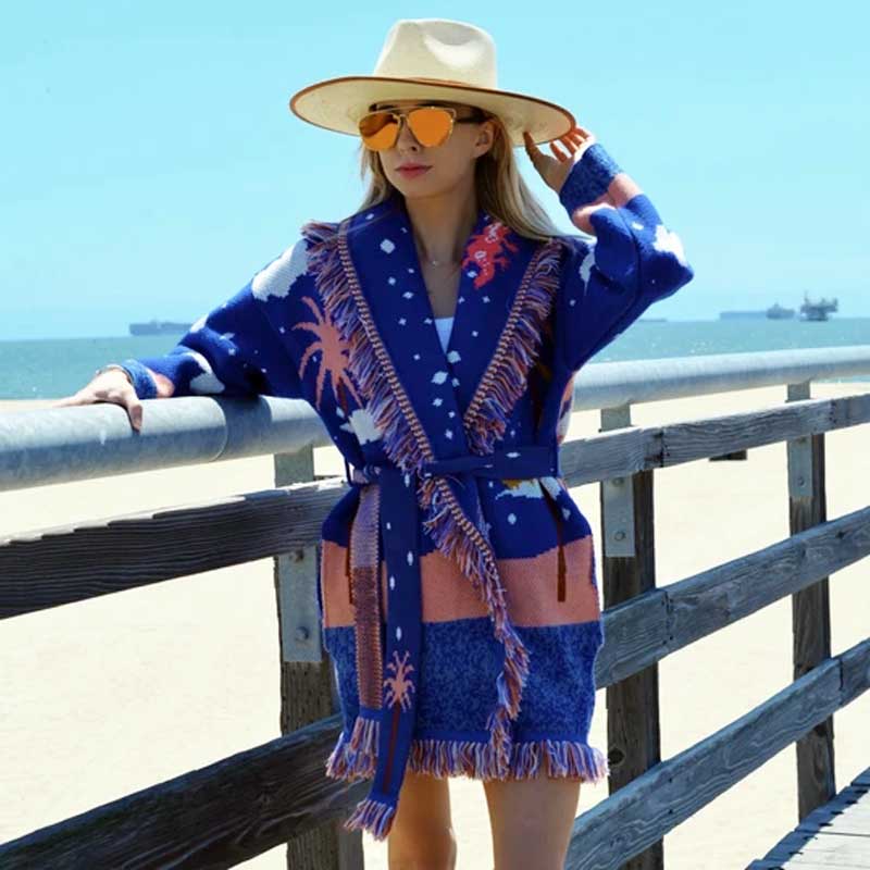 Ocean Oversized Cardigan Jacket