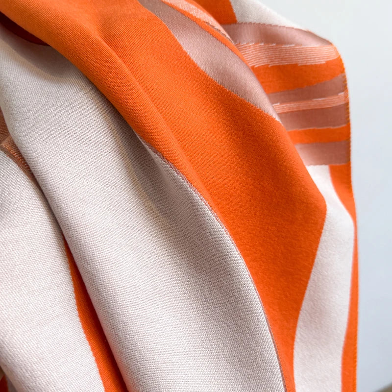 Norcia Pashmina Scarf Orange