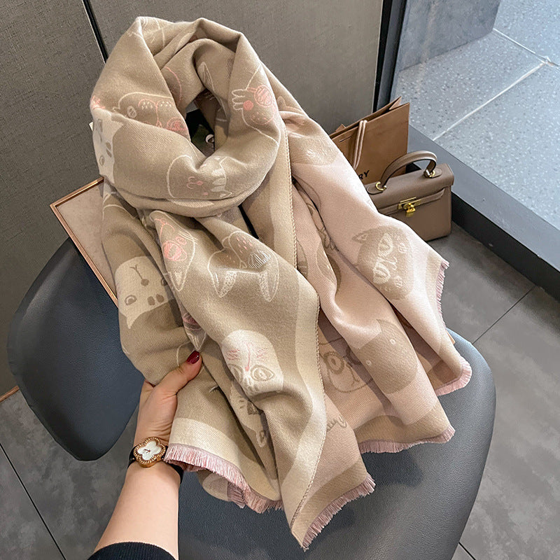 Kala Jela Luxury Pashminas Scarves / Cats