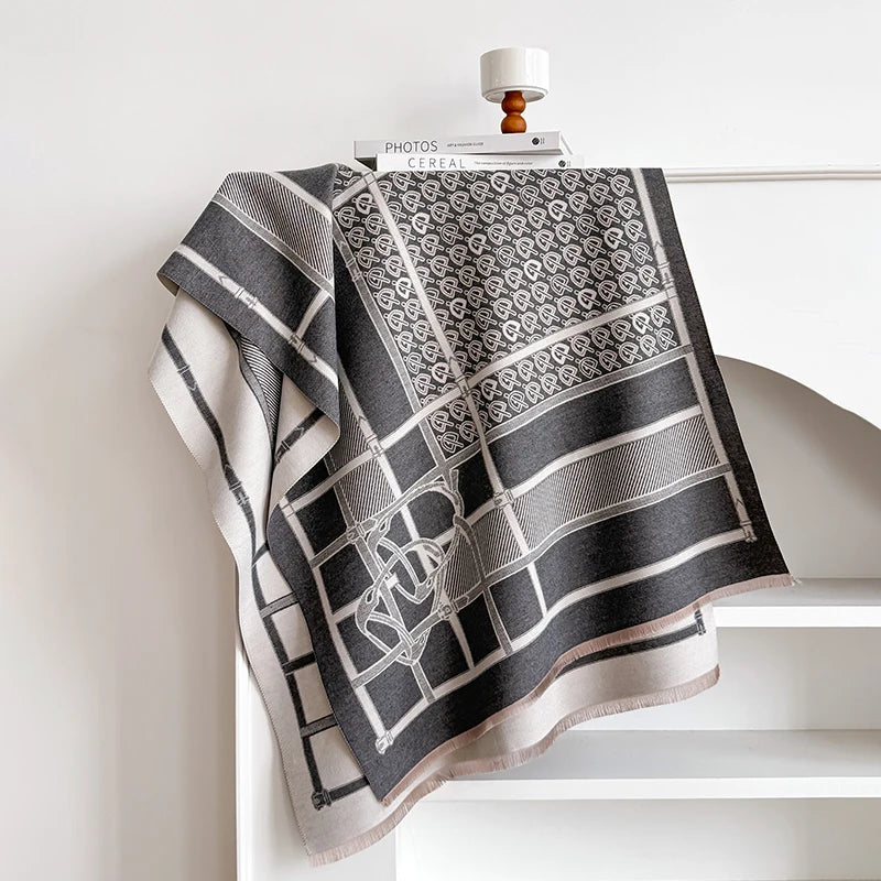 Seniga Pashmina Scarf Gray
