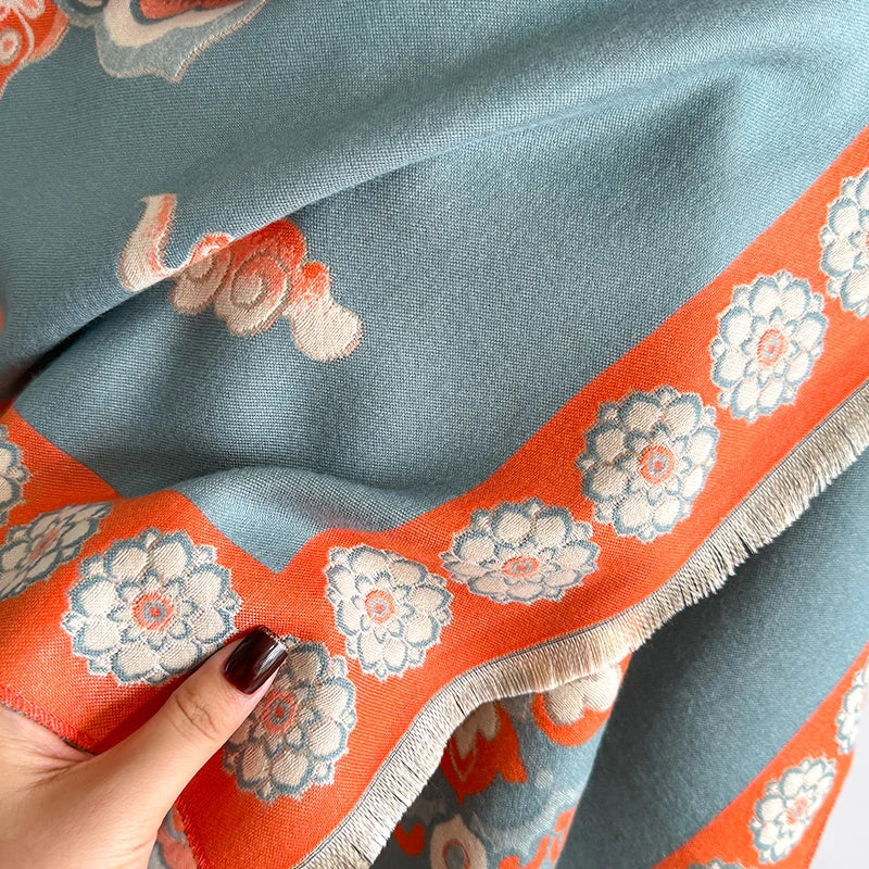 Manilla Pashmina Scarf Orange