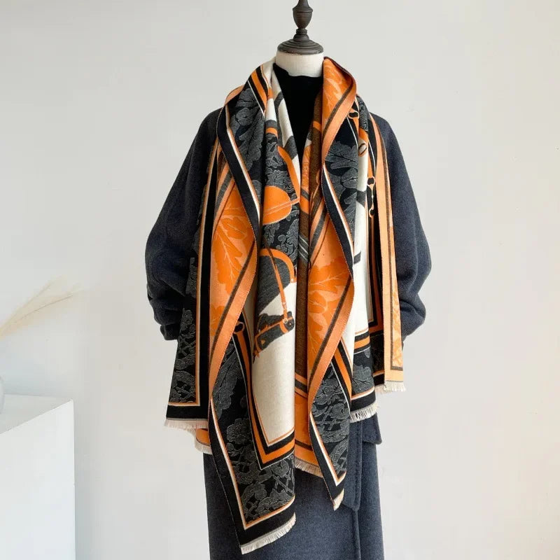 Aria Pashmina Scarf Black