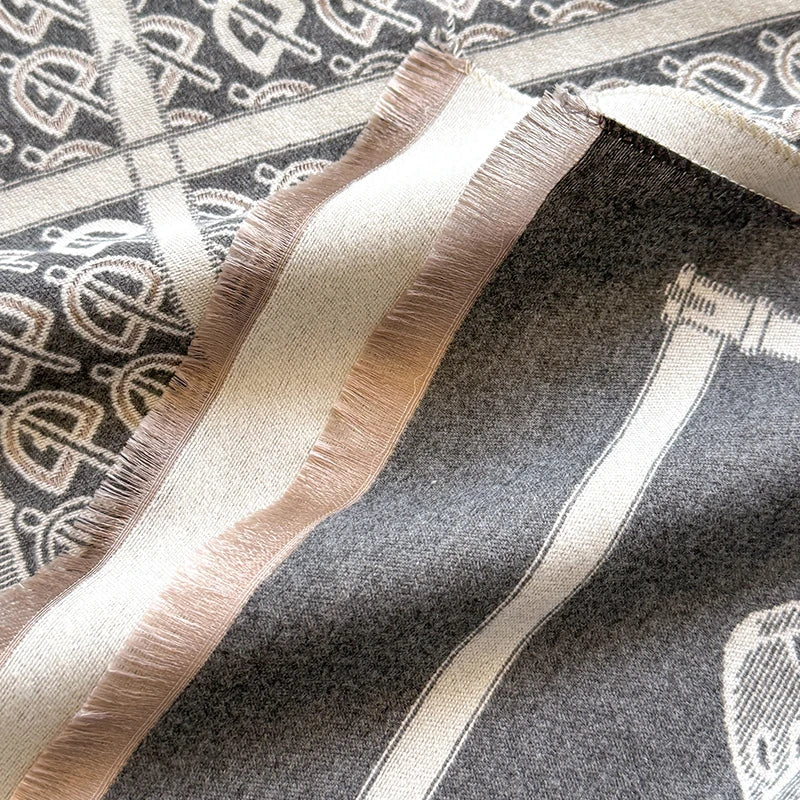 Seniga Pashmina Scarf Gray