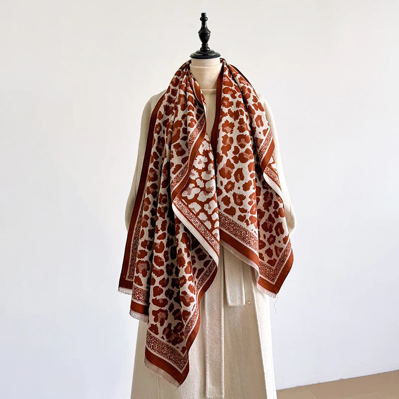 Tindara Pashmina Scarf Tangerine