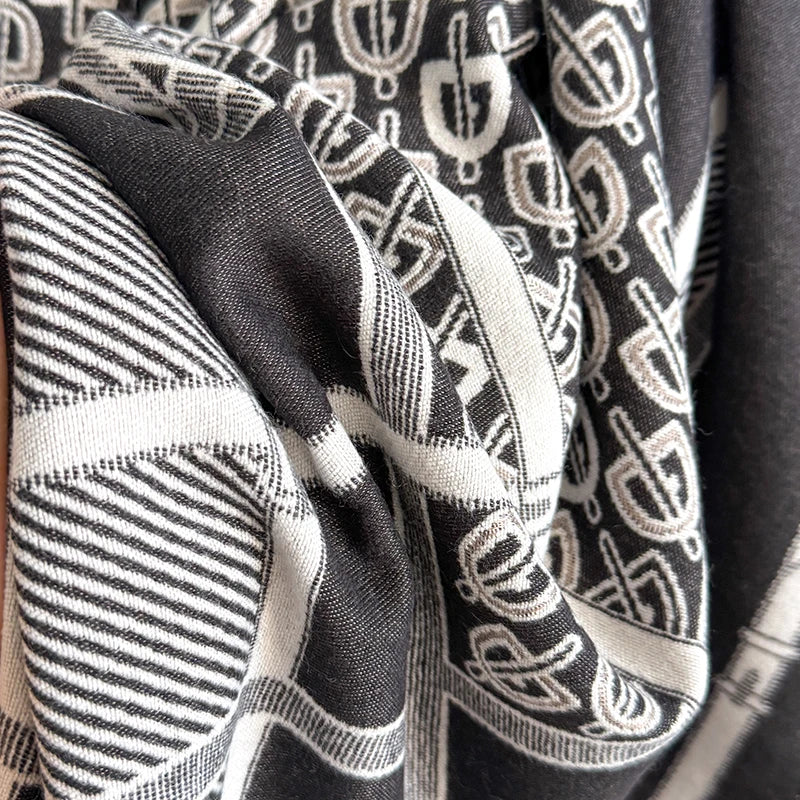 Seniga Pashmina Scarf Black