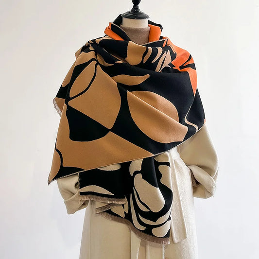 Rocchina Pashmina Scarf Orange