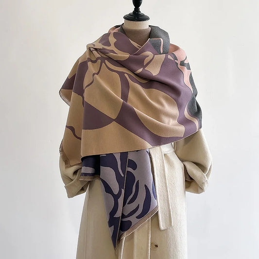 Rocchina Pashmina Scarf Purple