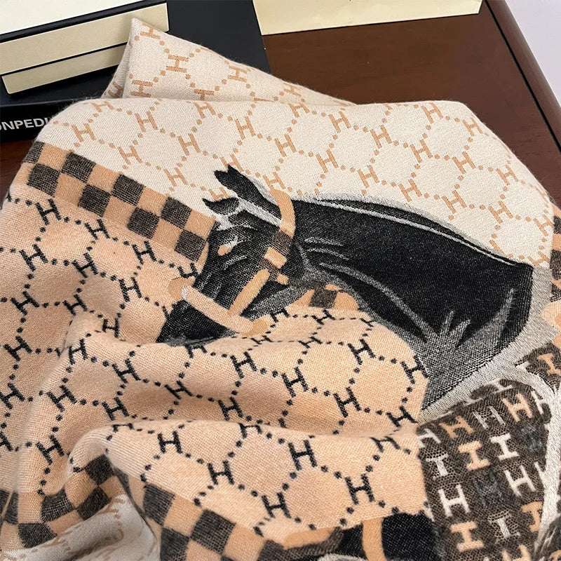 Cezanne Pashmina Scarf Beige