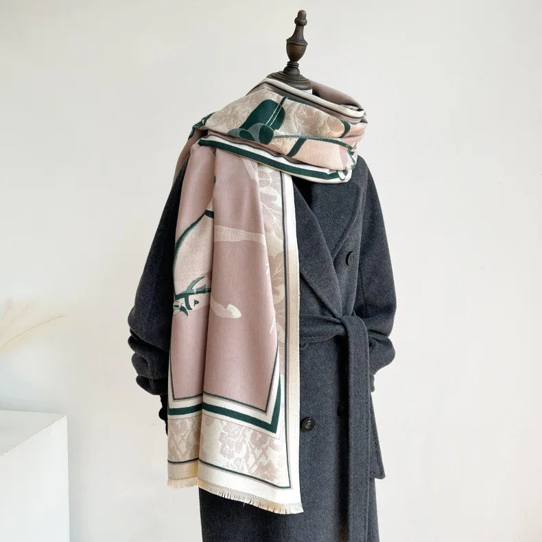 Aria Pashmina Scarf Green