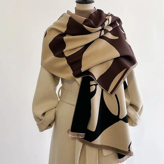 Rocchina Pashmina Scarf Black
