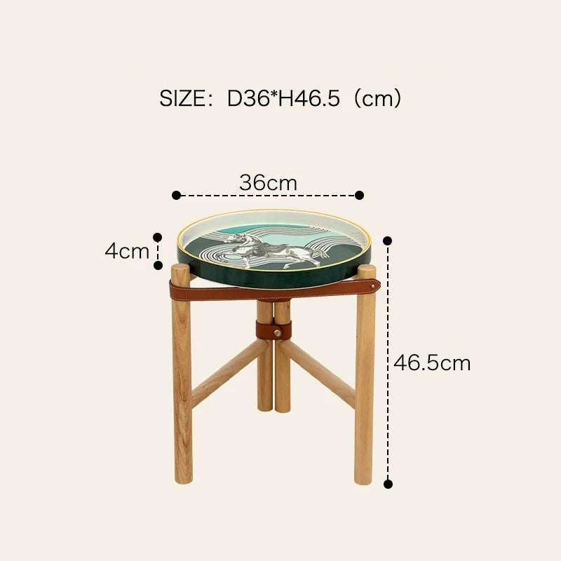 Vernazza Coffee Table with Porcelain Tray