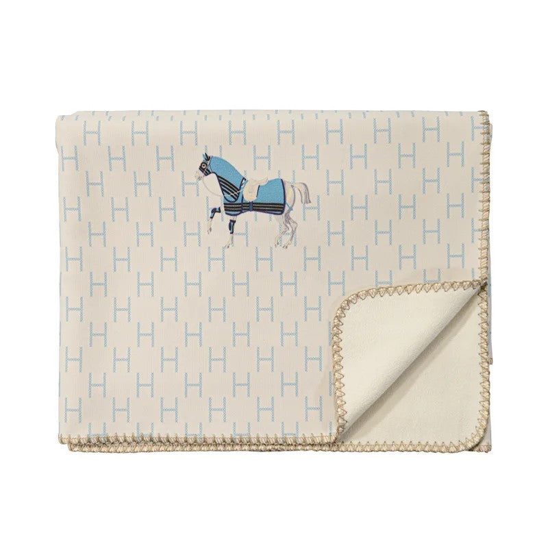 Fiorello Blanket Blue Horse