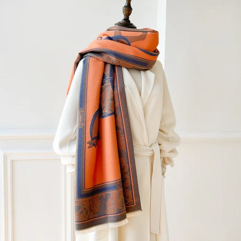 Aria Pashmina Scarf Orange