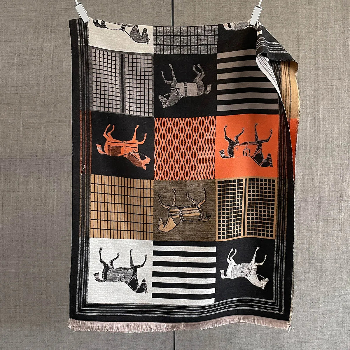 Ninon Pashmina Scarf Black