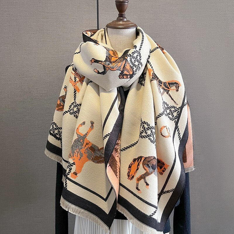 Caterina Luxurious Pashmina Scarf Shawl Wrap